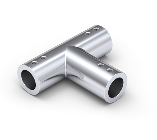 Three-Point Connector Bohle Basic Round Ø 12 Shiny Chrome - PAR Shop ...